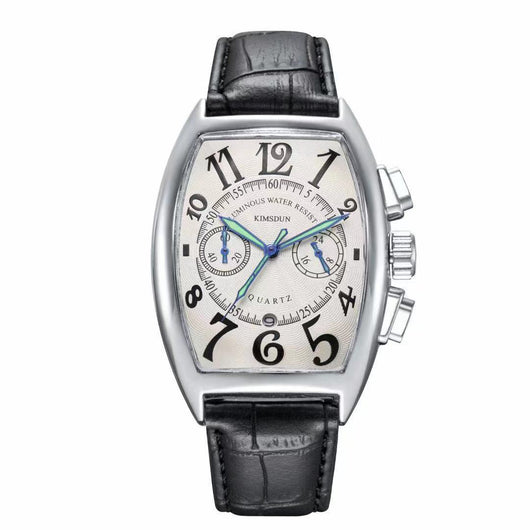 Reloj Casual para Hombre Diseño Barril Cuarzo Resistente - Image 12