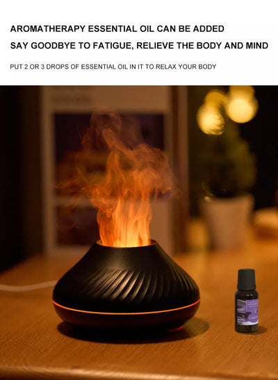 Difusor de Aroma con Llama RGB 130ml - Humidificador 3D Volcán de Fuego - Image 15