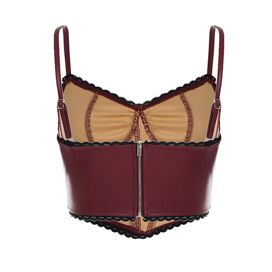 Camiseta Corsetería con Parches de Encaje Asimétrica - Image 20