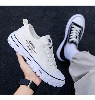 Zapatillas de Lona Ligeras Transpirables Estilo Coreano - Tenis Casuales Hombre Moda Urbana - Image 5