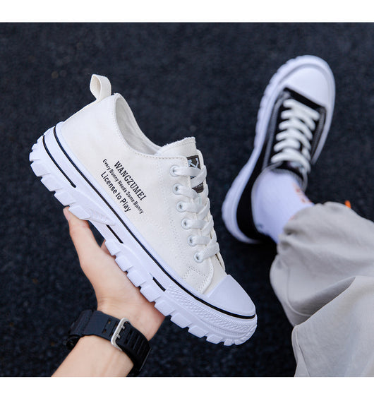 Zapatillas de Lona Ligeras Transpirables Estilo Coreano - Tenis Casuales Hombre Moda Urbana - Image 5