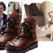 Botas Plataforma de Cuero Genuino - Estilo y Comodidad