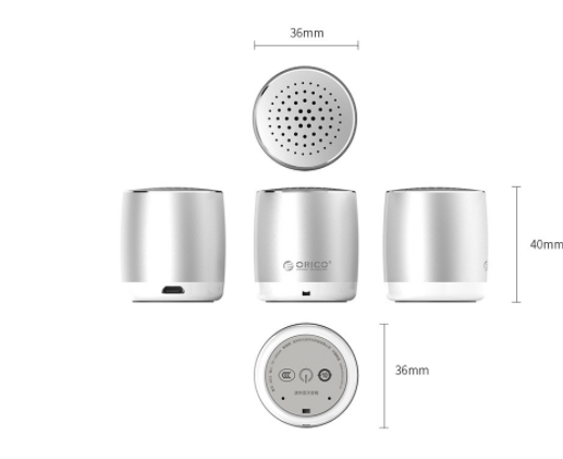 Parlante Bluetooth Portátil Metálico con Bajos Potentes - Image 7