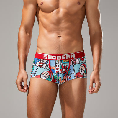 Calzoncillos Hombre Navidad Estampado Cintura Media Slim Fit - Image 21