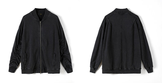 Chaqueta Bomber Vintage Efecto Desgastado - Image 7