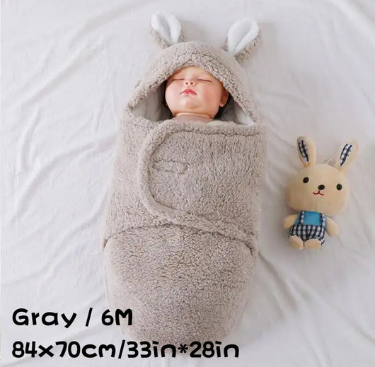 Saco de Dormir para Bebé Recién Nacido en Fleece Suave - Envoltorio Térmico Unisex con Soporte para la Cabeza - Image 35