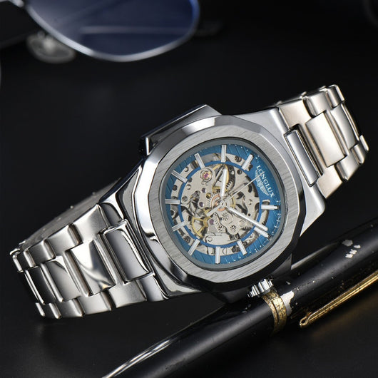 Reloj Automático Empresarial con Esfera Luminosa - Image 4