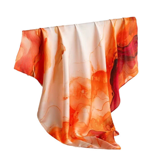 Pañuelo de Seda Cuadrado Lujo Elegante - Accesorio Premium para Regalo - Image 5