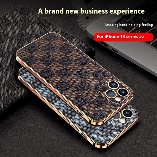 Funda Protectora Cuadros Plateados para Teléfono - Image 2