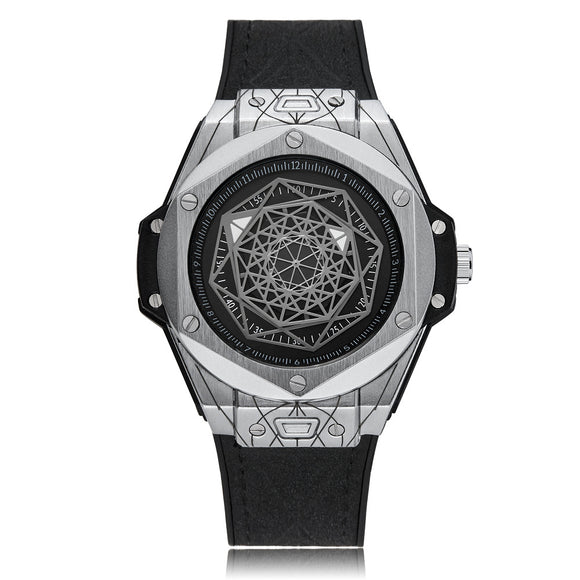 Reloj Hombre Big Bang Telaraña Tatuaje - Correa Goma Resistente Estudiante
