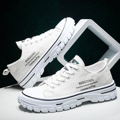 Zapatillas de Lona Ligeras Transpirables Estilo Coreano - Tenis Casuales Hombre Moda Urbana - Image 7