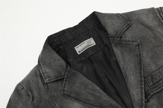 Chaqueta Denim con Degradado Tinta - Moda Casual Premium para Hombre - Image 12