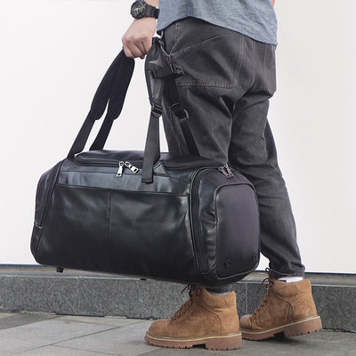 Bolsa Bandolera de Cuero Auténtico - Práctica y Ligera para Viajes - Image 9