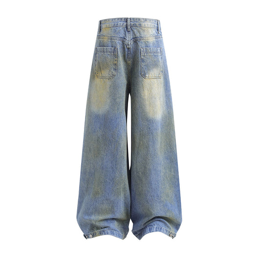 Pantalón Ancho con Diseño Deconstruido y Costuras Artesanales - Image 4