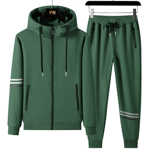 Conjunto Deportivo de Sudadera con Capucha y Pantalón en Algodón Puro para Hombre - Image 5