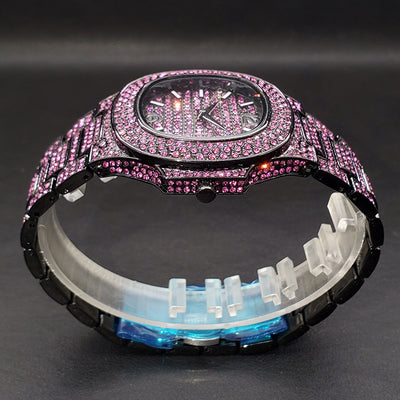 Reloj Hip Hop Diamantes Completos Rap Bling - Image 2
