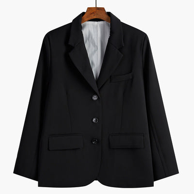 Blazer Suelto Negro para Primavera Mujer - Image 6
