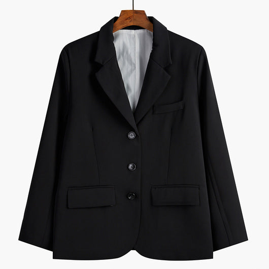 Blazer Suelto Negro para Primavera Mujer - Image 6