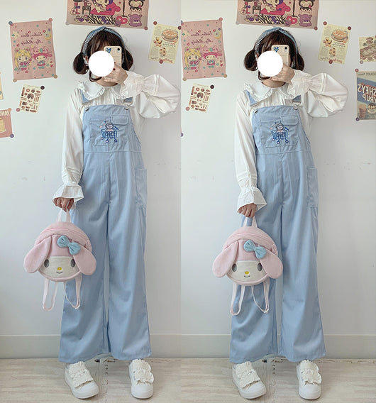Overol de Pana para Niñas Otoño Invierno - Estilo Japonés Adorable - Image 11