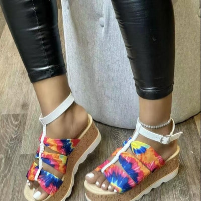 Sandalias Cuña Casual con Plataforma Gruesa y Punta Redonda - Estilo Europeo - Image 5