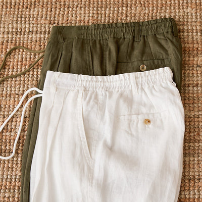 Pantalones Casuales con Cintura Elástica para Hombre - Comodidad de Verano - Image 6