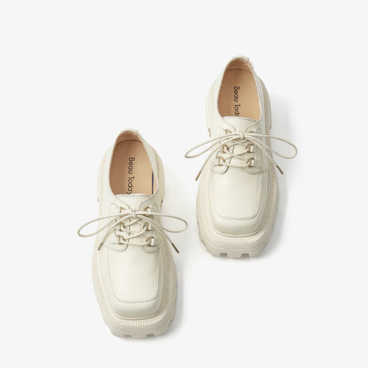 Zapatos de Plataforma con Tacón Grueso y Punta Cuadrada para Mujer - Image 6