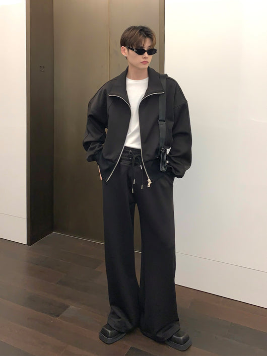 Pantalones Deportivos para Hombre con Cintura Elástica y Corte Recto - Image 3