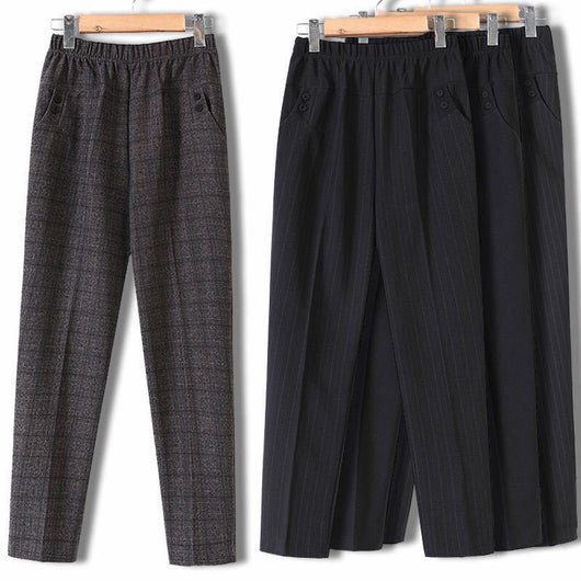 Pantalones Sueltos de Cintura Alta para Mujer - Image 8