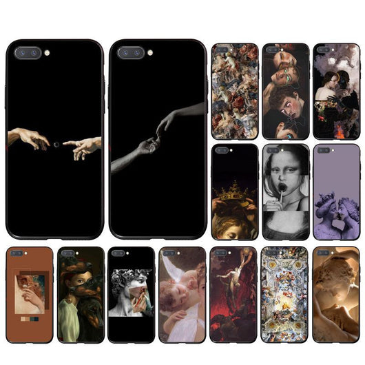 Funda para celular con diseño retro óleo artístico - Image 10