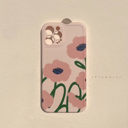 Funda para Celular con Flores Pintadas a Mano - Image 2