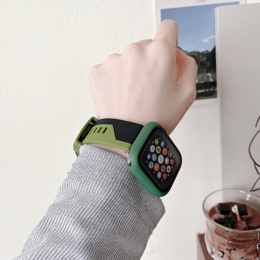 Correa y Funda Protectora de Silicona para Apple Watch SE 49mm - Image 3