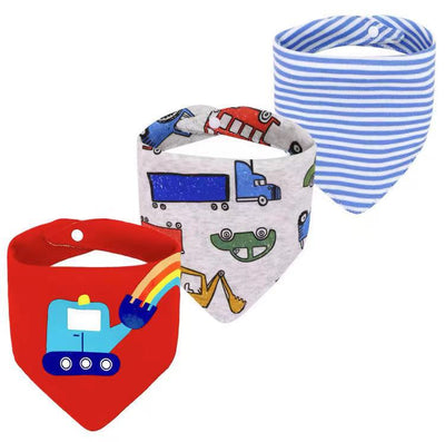 Baberos Triangulares Dobles para Bebé - Pack de 3 Pañoletas Absorbentes - Image 56