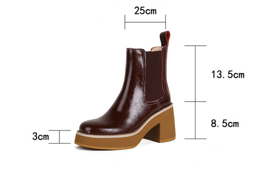Botines Cortos de Tacón Alto para Mujer - Image 9