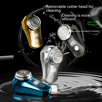 Afeitadora Eléctrica Portátil Recargable con Cabezal Flotante para Hombre - Image 8