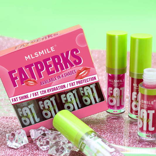 Set de 8 Labiales Brillo Intenso - Colores Vibrantes