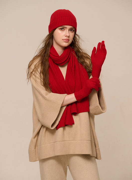 Conjunto de Abrigo Invernal: Gorro, Bufanda y Guantes en Lana para Mujer - Image 26