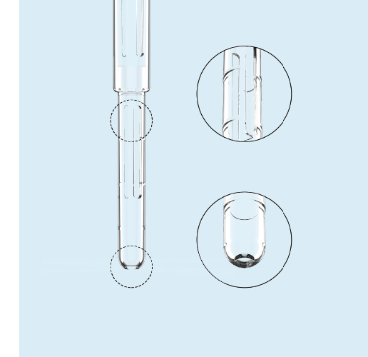 White and clear USB portable desktop humidifier with a small night light, featuring a compact design. - Image 4