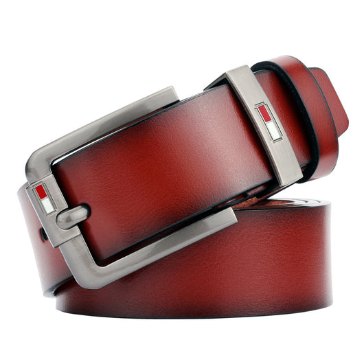 Cinturón Retro para Hombre con Hebilla de Pasador - Versátil y Clásico