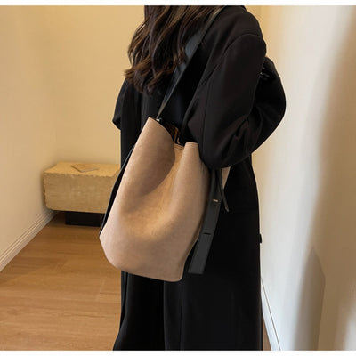 Bolsa de Hombro Retro Mate Gran Capacidad - Estilo Versátil Todo Uso - Image 19