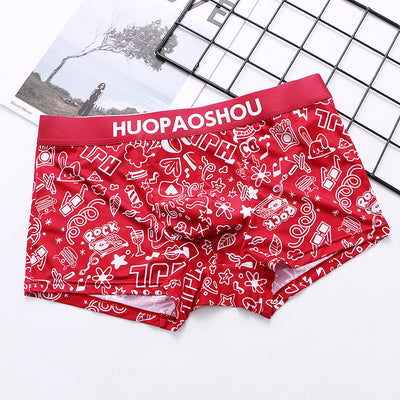 Calzoncillos Boxer Estampados de Seda Helada Transpirable - Image 10