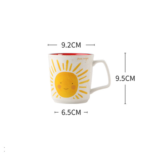 Taza de Cerámica Creativa para Oficina - Diseño Verano Mujer - Image 8