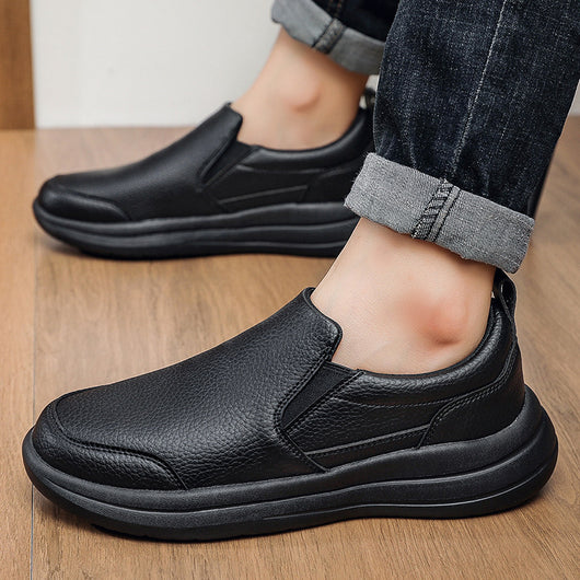 Zapatos de Cuero Ligero Premium para Hombre - Comodidad Casual Elegante - Image 3