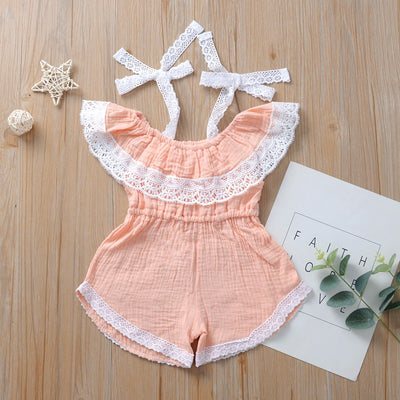 Jumpsuit Monohombro de Encaje para Niña - Diseño Moderno y Elegante - Image 4