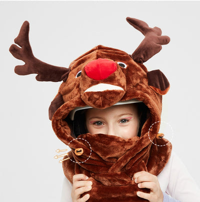 Casco de Esquí Infantil con Diseño Cartoon y Máscara Protectora - Image 11