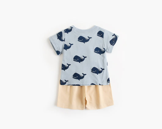 Traje de Verano para Niño con Diseño de Animales Cartoon - Image 11