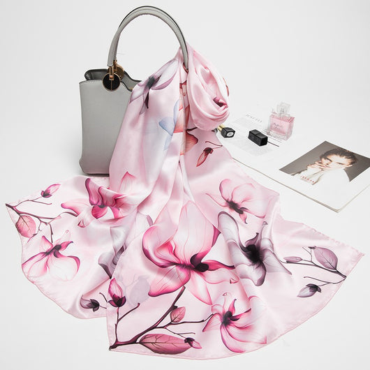 Pañuelo de Seda Versátil para Mamá - Diseño Elegante Multiusos - Image 33