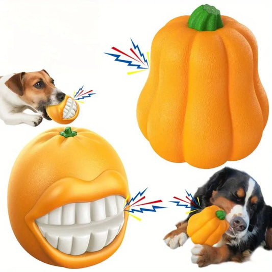 Pelota Interactiva Sonora para Limpiar Dientes de Perros