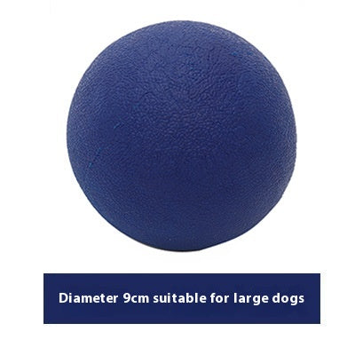 Orange rubber pet toy ball with textured surface and grooved lines, 5cm diameter, suitable for small dogs. - Image 13