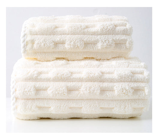 Toalla Facial Extragrande de Terciopelo Coral - Absorbente y Suave - Image 23