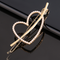 Grande Peach Heart Frog Clip